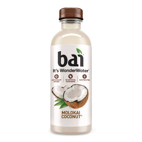 Bai Antioxidant Infused Beverage, Cocofusions Molokai Coconut, 18 oz Bottle, 12/Carton (DPP2712519) Case of 12