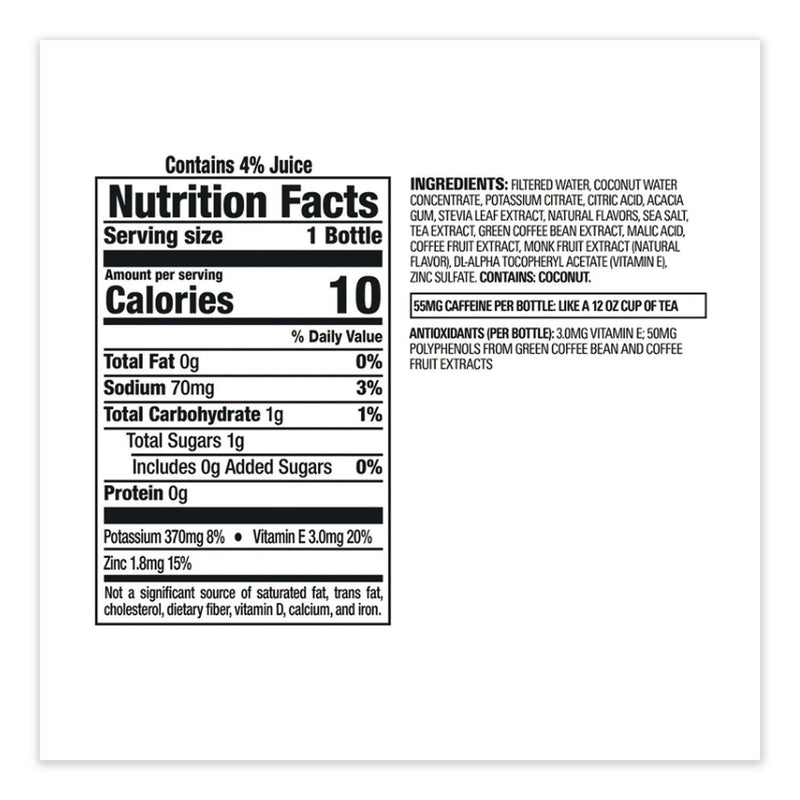 Bai Antioxidant Infused Beverage, Cocofusions Molokai Coconut, 18 oz Bottle, 12/Carton (DPP2712519) Case of 12