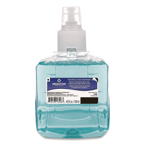 Brighton Professional™ Foaming Hand Soap Refill for BP Dispenser, Pomeberry Scent, 1,200 mL, 2/Carton (GOJ21900) Case of 2