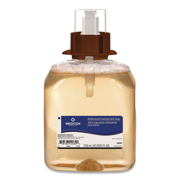 Brighton Professional™ Antibacterial Foaming Hand Soap Refill for BP Dispensers, Orange Scent, 1,250 mL, 4/Carton (GOJBPR59207) Case of 4
