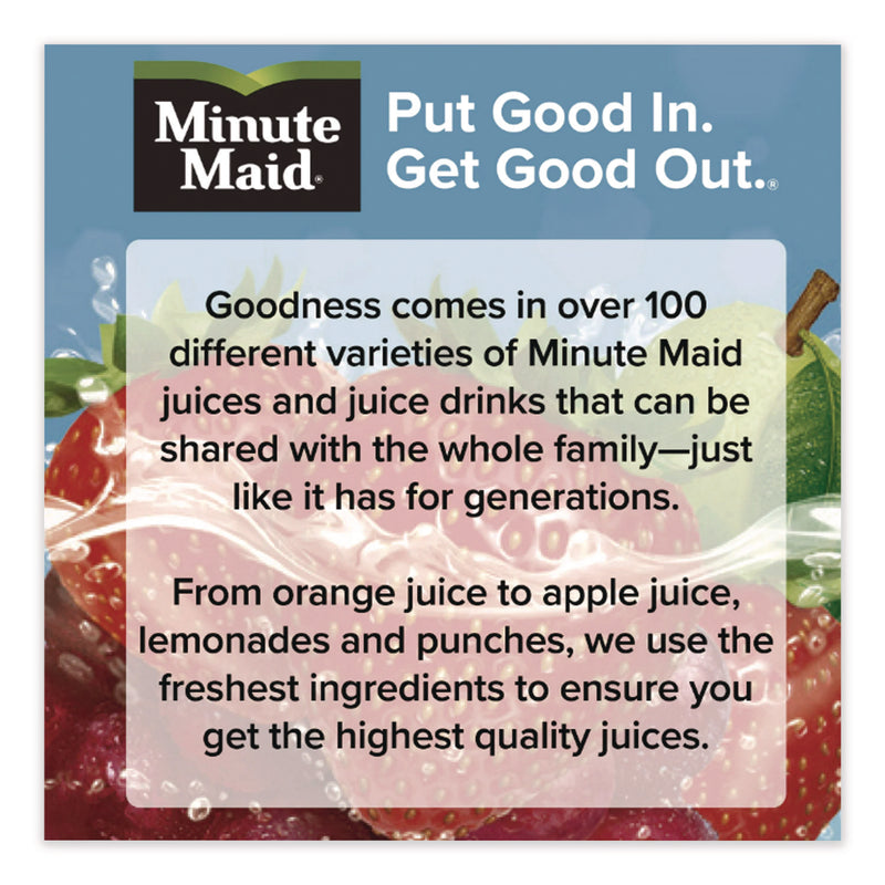 Minute Maid® Apple Juice, 10 oz Bottle, 24/Carton (MMD228088) Case of 24