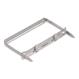 Officemate Two-Prong File Fastener Sets, 2" Capacity, 2.75" Center to Center, Silver, 50/Box (OIC609114) Pack of 50
