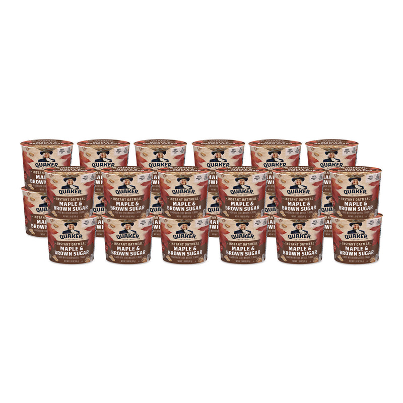 Instant Oatmeal, Maple Brown Sugar, 1.69 oz Packet, 24/Carton (QKR570958) Case of 24