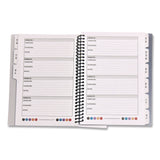 Small/Mini Password Log Book, 480 Total Entries, 4 Entries/Page, Black Plastic Cover, (60) 7 x 5.5 Sheets (RFCSMBLKPWBOOK) Each