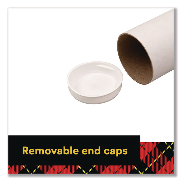 Scotch™ Mailing Tube, 24" Long, 2" Diameter, White, 12/Carton (MMM7921CT) Case of 12