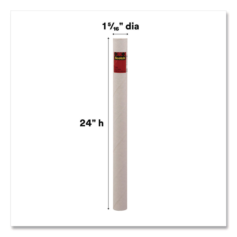 Scotch™ Mailing Tube, 24" Long, 2" Diameter, White, 12/Carton (MMM7921CT) Case of 12