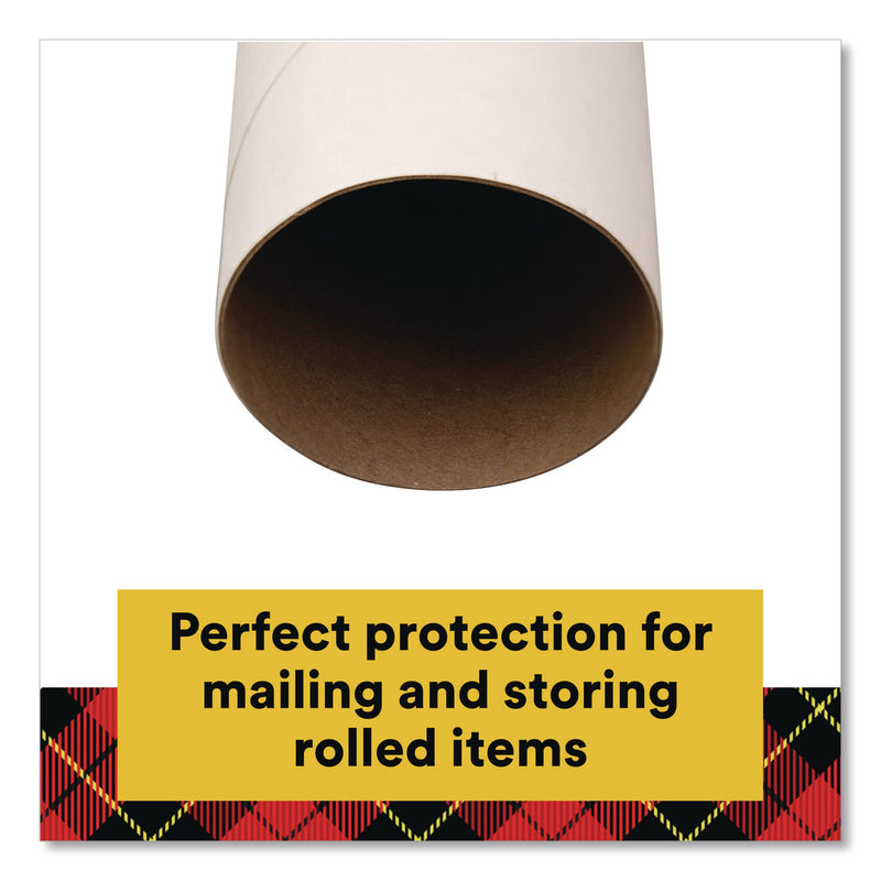 Scotch™ Mailing Tube, 24" Long, 2" Diameter, White, 12/Carton (MMM7921CT) Case of 12