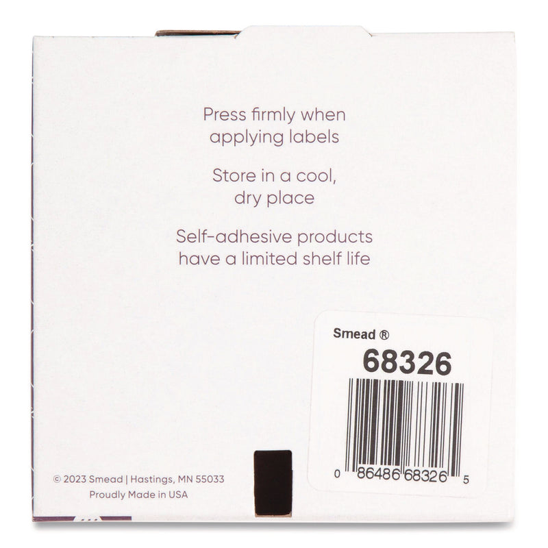 Yearly End Tab File Folder Labels, 0.75 x 1.5, Orange, 500/Roll (SMD68326) 1 RL