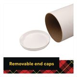 Scotch™ Mailing Tube, 48" Long, 4" Diameter, White, 12/Carton (MMM7982CT) Case of 12