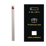 Scotch™ Mailing Tube, 48" Long, 4" Diameter, White (MMM7982) Each