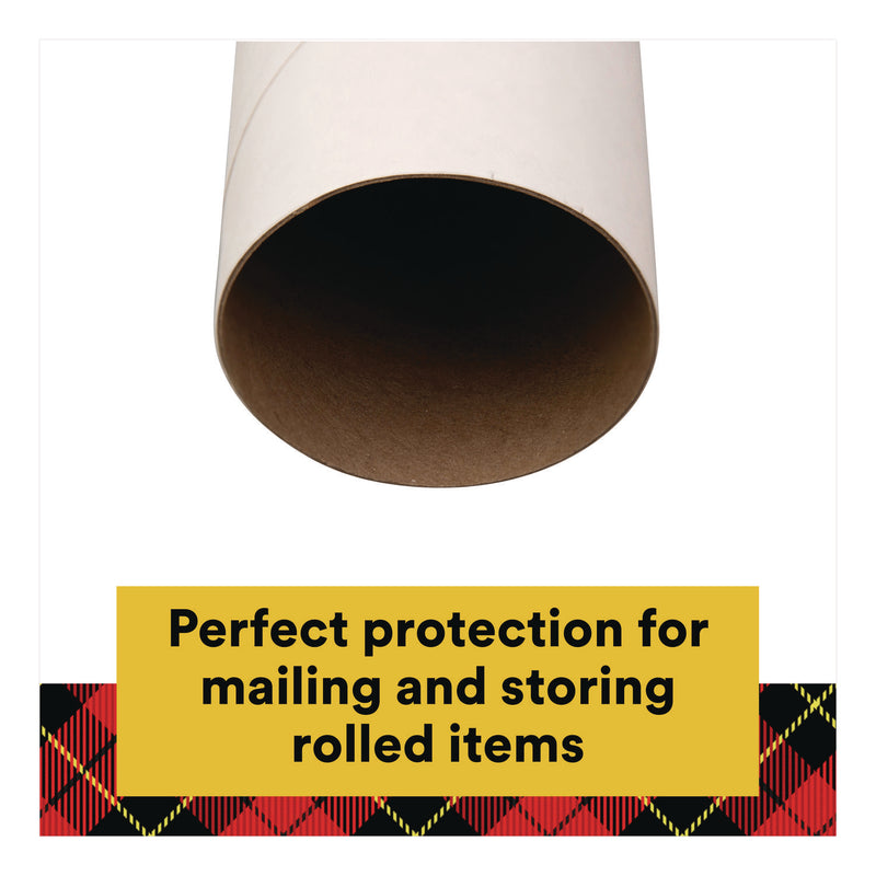 Scotch™ Mailing Tube, 48" Long, 4" Diameter, White, 12/Carton (MMM7982CT) Case of 12