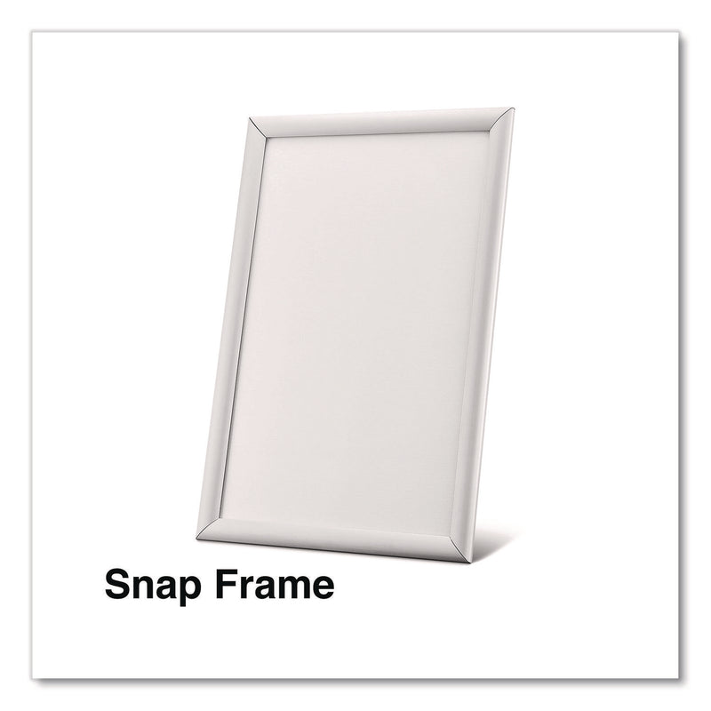 Universal® Poster Frame, Aluminum, 17 x 11 Insert, Silver (UNV08233) Each