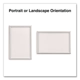 Universal® Poster Frame, Aluminum, 17 x 11 Insert, Silver (UNV08233) Each