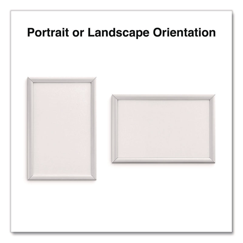 Universal® Poster Frame, Aluminum, 17 x 11 Insert, Silver (UNV08233) Each