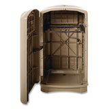 Rubbermaid Plaza Indoor/Outdoor Waste Container, Rectangular, Plastic, 50 gal, Beige (3964BG) Each