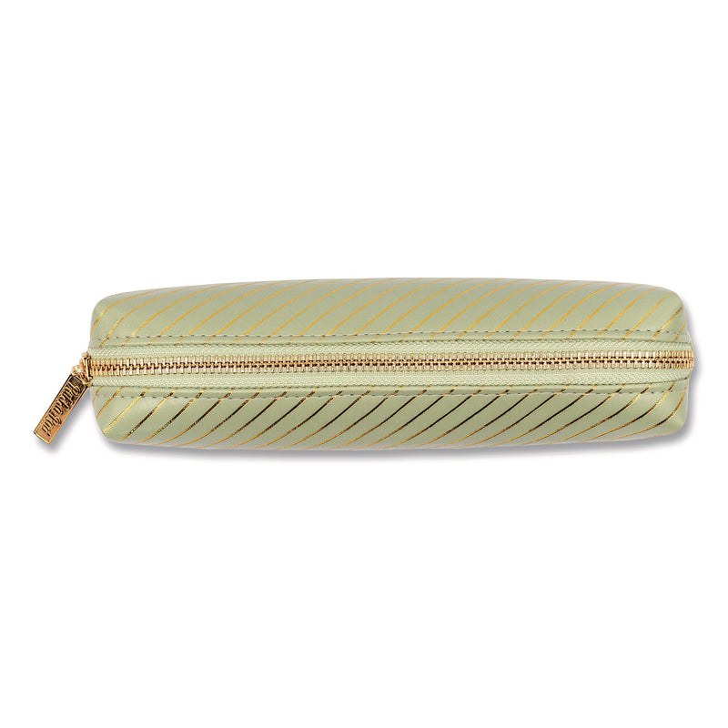 Pencil Case, 8.07 x 2.36 x 2.55, Green, 6/Pack (PUK9981GNHZE) Pack of 6