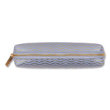 Pencil Case, 8.07 x 2.36 x 2.55, Blue, 6/Pack (PUK9981BEHZE) Pack of 6