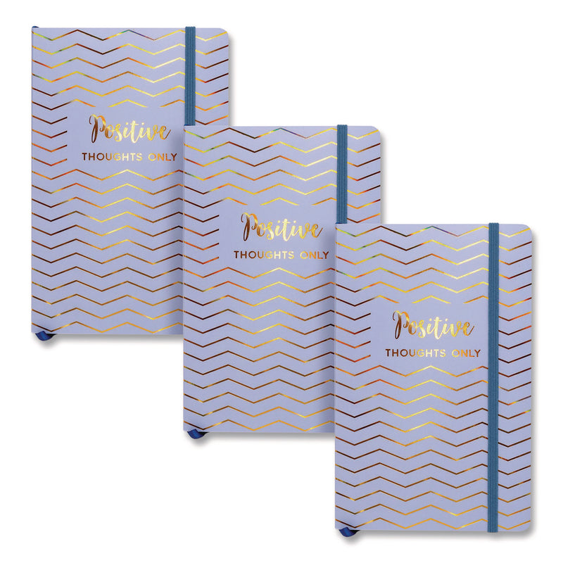 Journal, 1-Subject, Medium/College Rule, Blue Haze Cover, (96) 8.3 x 5.8 Sheets, 3/Pack (PUK9977BEHZE) Pack of 3