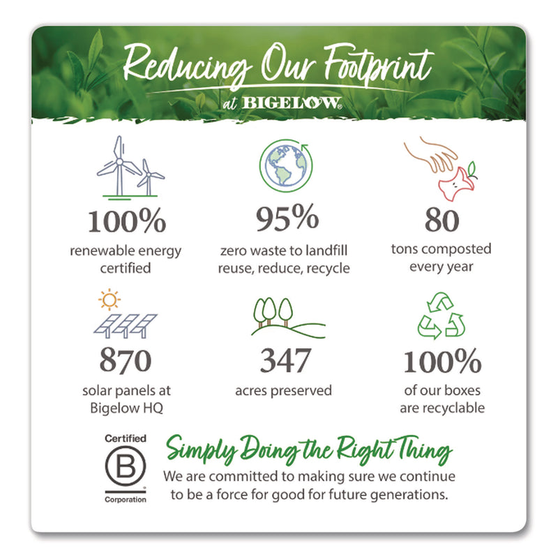 Bigelow® Benefits Wellness Tea Bags, Assorted Flavors, 64/Box (BTCRCB50568) Box of 64