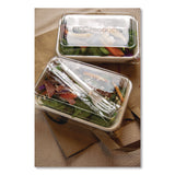 Plantware CPLA Cutlery, Individually Wrapped, Fork, White, 1,000/Carton (ECOEPS017W) Case of 1000