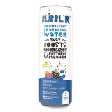 Bubbl'r Antioxidant Sparkling Water, Triple Berry Breez'r, 12 oz Can, 12 Cans/Carton (BBBWIC00028) Case of 12