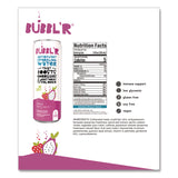 Bubbl'r Antioxidant Sparkling Water, Pitaya Berry Nect'r, 12 oz Can, 12 Cans/Carton (BBBWIC39978) Case of 12