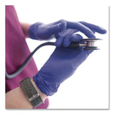AMMEX® Professional Nitrile Exam Gloves, Powder-Free, Medium, 3 mil Thick, Indigo, 100/Box (AXCAINPF44100) Box of 100