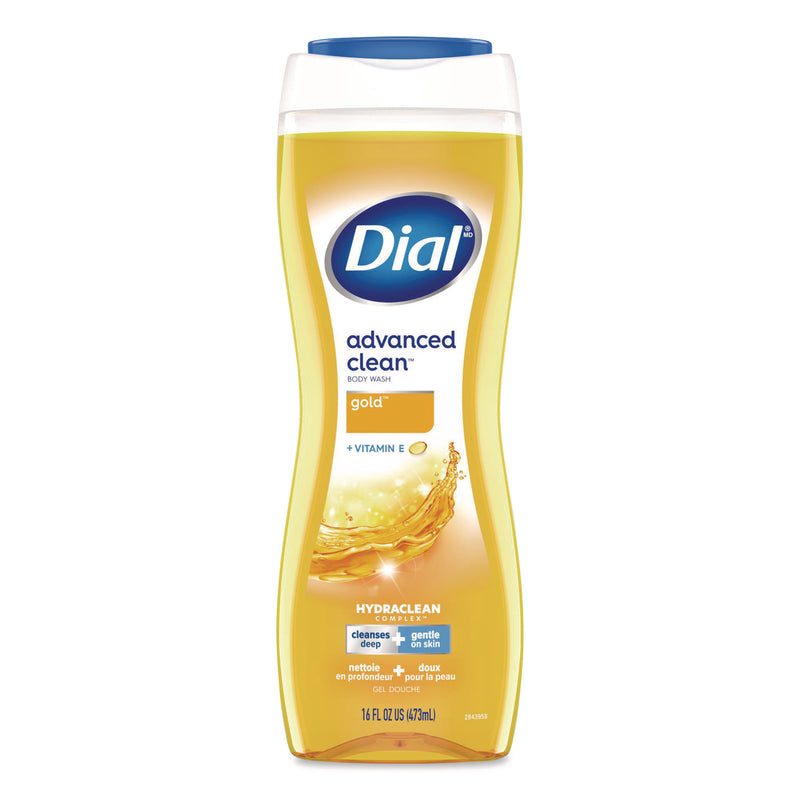 Dial® Body Wash Advanced Clean Gold, Original Gold, 16 oz, 6/Carton (DIA09119) Case of 6