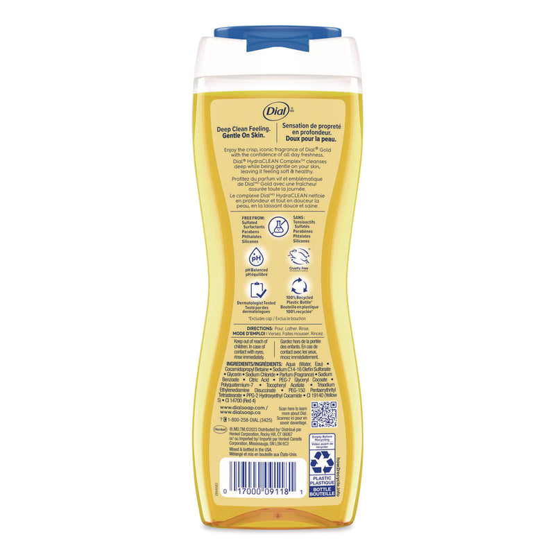 Dial® Body Wash Advanced Clean Gold, Original Gold, 16 oz, 6/Carton (DIA09119) Case of 6