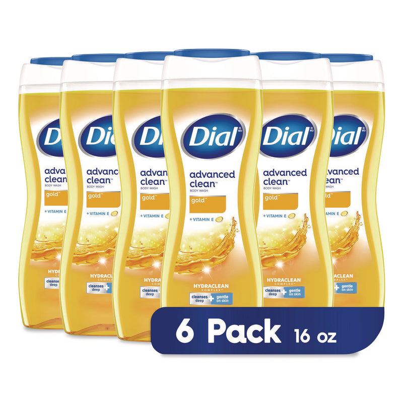 Dial® Body Wash Advanced Clean Gold, Original Gold, 16 oz, 6/Carton (DIA09119) Case of 6
