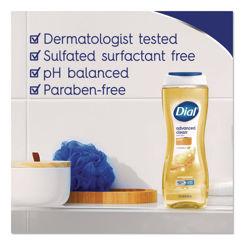 Dial® Body Wash Advanced Clean Gold, Original Gold, 16 oz, 6/Carton (DIA09119) Case of 6