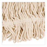 Super Stitch Cotton Looped End Wet Mop, Large, 1" White Headband (RCPFGD11306WH00) Each