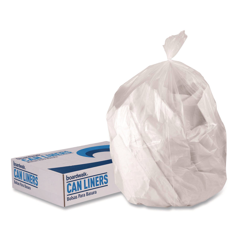 Low-Density Waste Can Liners, 16 gal, 0.5 mil, 24 x 32, Clear, Perforated Roll, 500/Carton (BWK243205CL) Case of 500