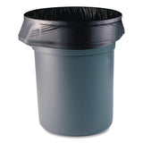 Reprocessed Resin Can Liners, 60 gal, 1.5 mil, 38 x 58, Black, Perforated Roll, 100/Carton (BWK385815K) Case of 100