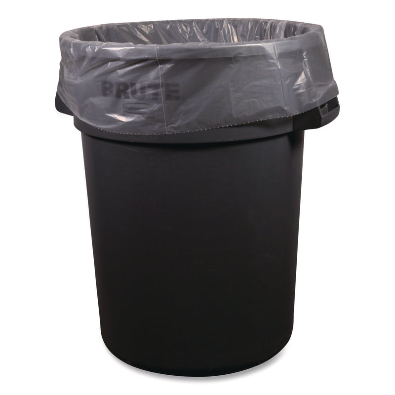 Low-Density Waste Can Liners, 60 gal, 0.9 mil, 38 x 58, Clear, Perforated Roll, 100/Carton (BWK3858CL) Case of 100