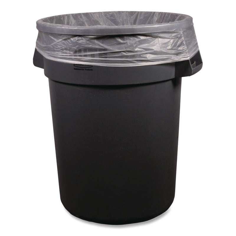 Boardwalk® High-Density Can Liners, 45 gal, 22 mic, 40 x 48, Natural, Perforated Roll, 150/Carton (BWK404822N) Case of 150