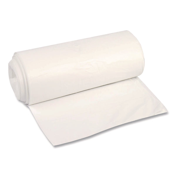 High-Density Can Liners, 56 gal, 16 mic, 43 x 48, Natural, Perforated Roll, 200/Carton (BWK434816R) Case of 200