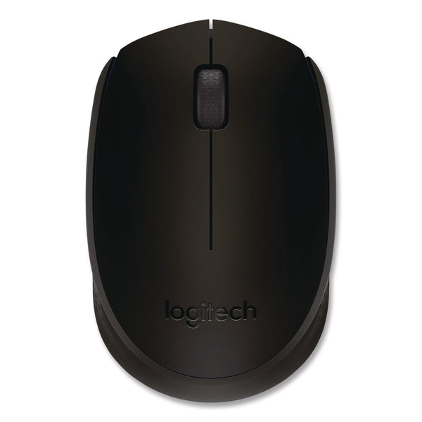 Logitech® M170 Wireless Mouse, 2.4 GHz Frequency/33 ft Wireless Range, Left/Right Hand Use, Black (LOG910004940) Each
