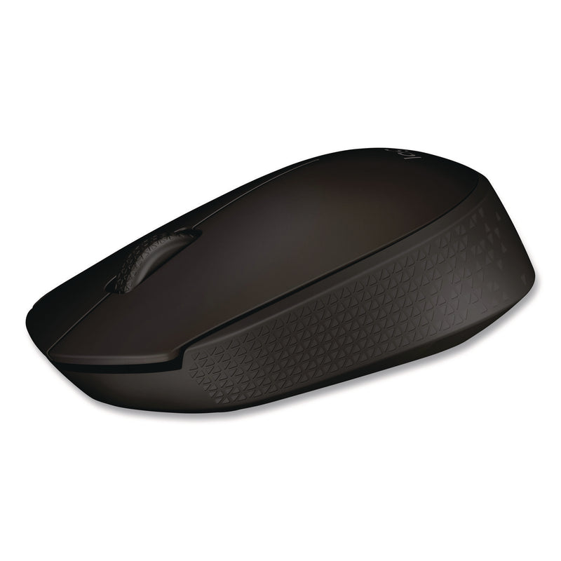 Logitech® M170 Wireless Mouse, 2.4 GHz Frequency/33 ft Wireless Range, Left/Right Hand Use, Black (LOG910004940) Each
