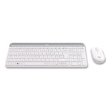 Logitech® MK470 Slim Wireless Keyboard and Mouse Combo, 2.4 GHz/33 ft Wireless Range, Off-White (LOG920009443) Each