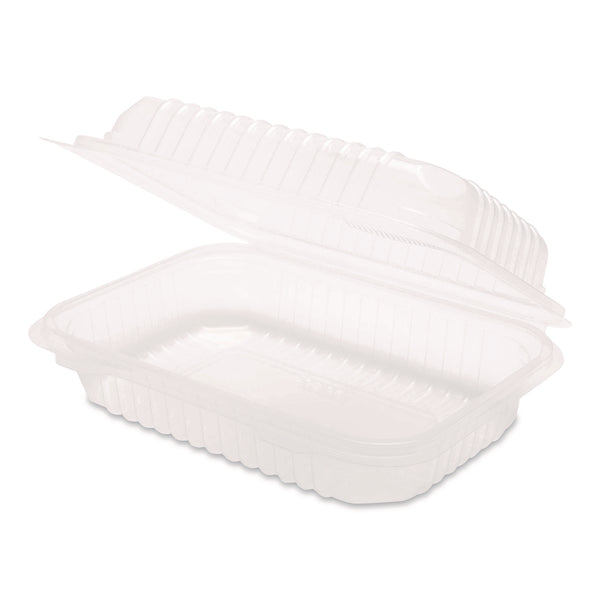 Polypropylene Plastic Hinged Container, 6 x 9 x 2.97, Clear, Plastic, 125/Pack, 2 Packs/Carton (KRTFPHC96PP1C) Case of 250
