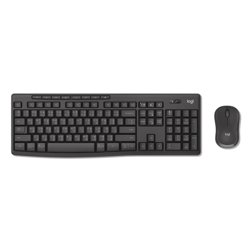 Logitech® MK370 Combo for Business, 33 ft Wireless Range, Graphite (LOG920011887) Each