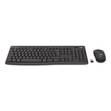 Logitech® MK370 Combo for Business, 33 ft Wireless Range, Graphite (LOG920011887) Each
