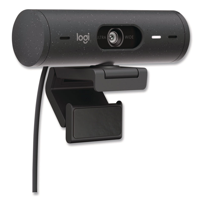 Logitech® Brio 505 Plug and Play Webcam, 1920 x 1080 pixels, 4 Megapixels, Graphite (LOG960001522) Each