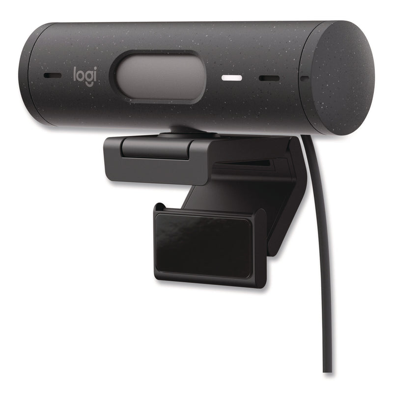 Logitech® Brio 505 Plug and Play Webcam, 1920 x 1080 pixels, 4 Megapixels, Graphite (LOG960001522) Each