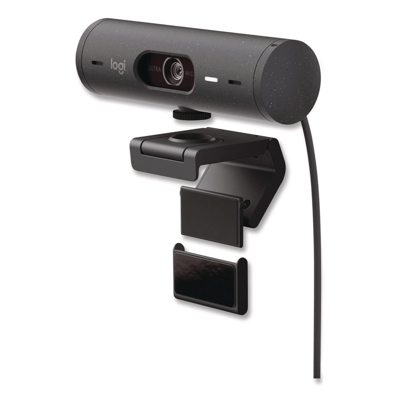 Logitech® Brio 505 Plug and Play Webcam, 1920 x 1080 pixels, 4 Megapixels, Graphite (LOG960001522) Each