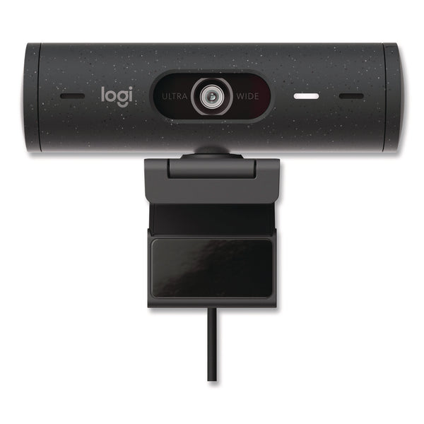 Brio 505 Plug and Play Webcam, 1920 x 1080 pixels, 4 Megapixels, Graphite (LOG960001522) Each