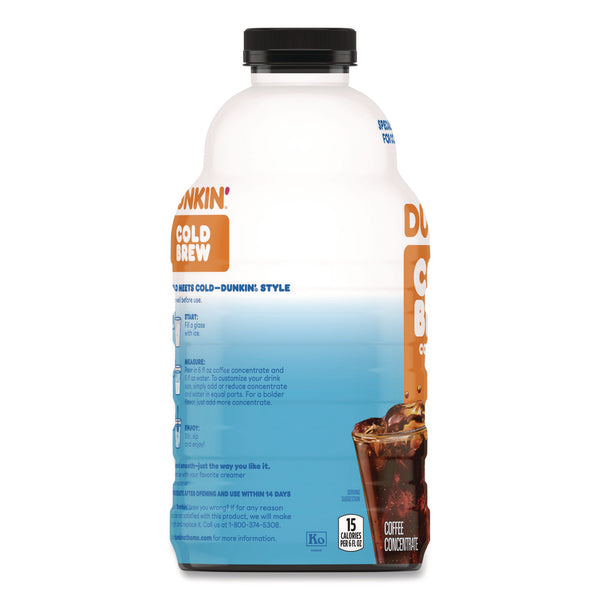 Dunkin'® Cold Brew Coffee, 31 oz Bottle (GMTSMU01649) Each