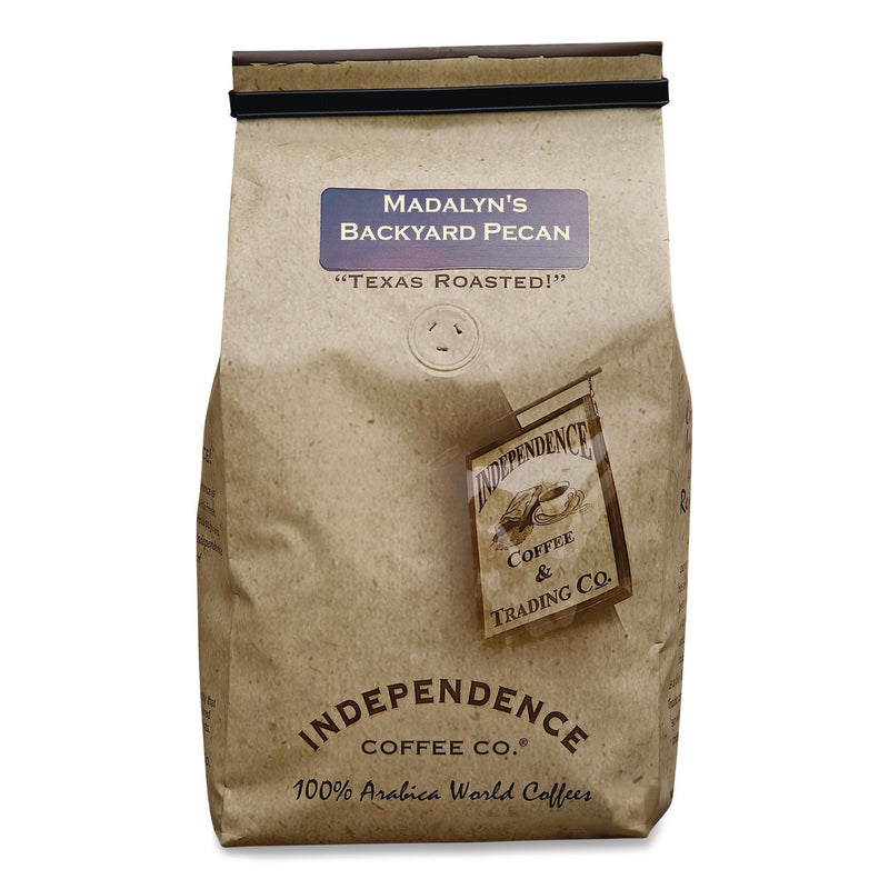 Independence Coffee Co. Madalyn's Backyard Pecan Whole-Bean Coffee, 24 oz Bag (ICCICF73111) Each