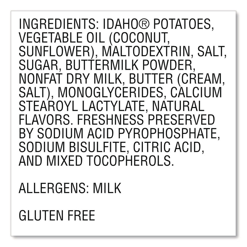 Idahoan® Buttery Homestyle Mashed Potatoes, 1.5 oz Cup, 10/Carton (IDHIDA33141) Case of 10